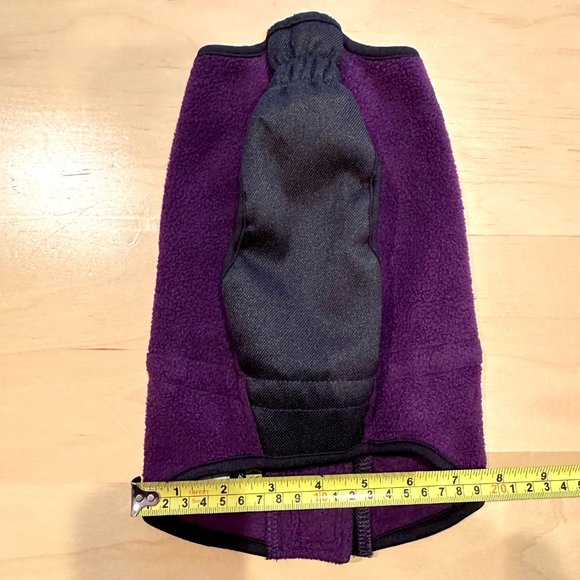 Dickens Closet Purple Fleece Toggle Adjustable Dog Coat Small - Picture 8 of 9